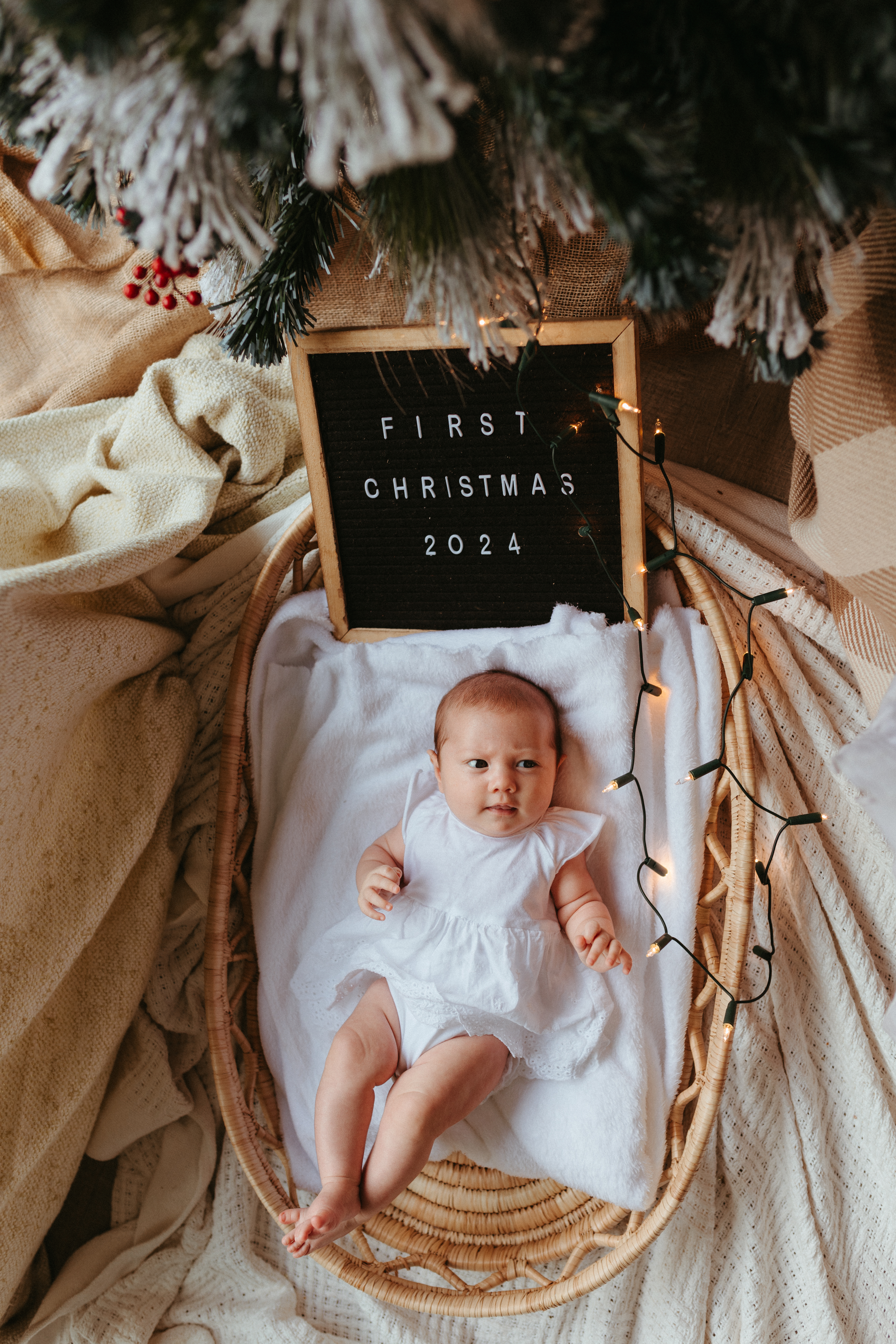 first christmas sign board 2024