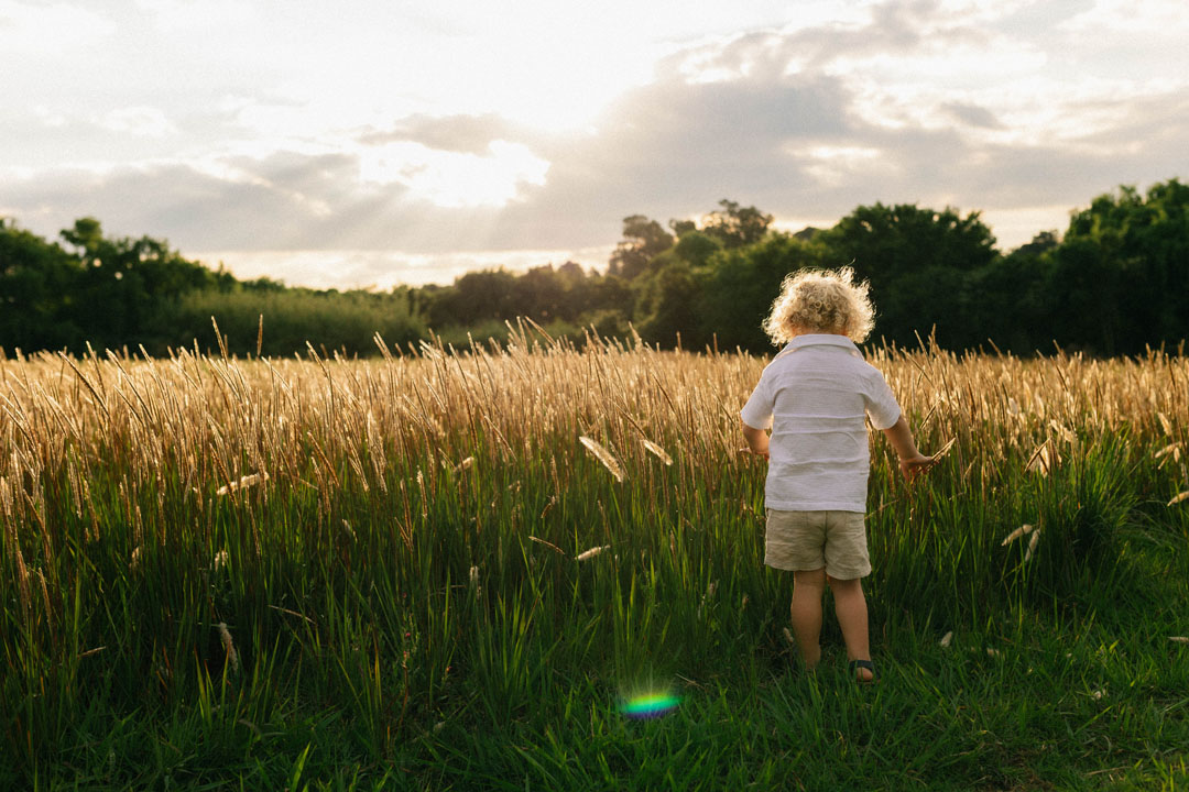 Candid individual portrait of child during emotive storytelling photoshoot by Samantha Steele Photography