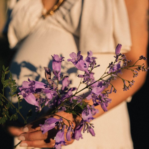 Jacaranda maternity shoot