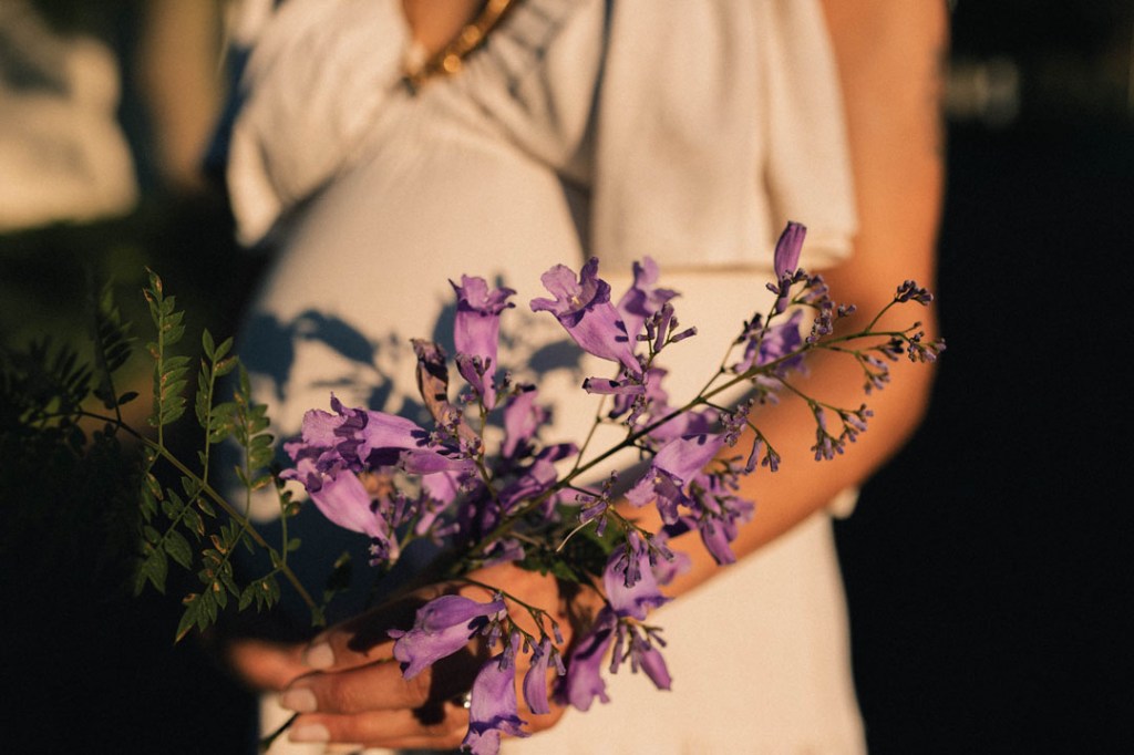 Jacaranda maternity shoot